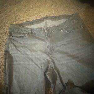 Women's Gray Denim Pants